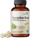 Futurebiotics Dandelion Root 1500 MG per Serving Traditional Diuretic Herb, Non-GMO, 120 Vegetarian Capsules