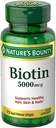 Boundy Biotin της φύσης 5.000 mcg Caps, 72 ct