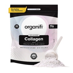 Organifi Collagen Powder - Fuller Hair, Stronger Nails, and Radiant Skin - Replenish and Rebuild Your Body - Χωρίς γλουτένη, χωρίς γαλακτοκομικά και χωρίς σόγια Hydrolyzed Multi Collagen Peptides, 30 Servings