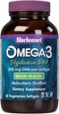 BlueBonnet Natural Omega-3 Χορτοφαγικά DHA χορτοφαγικά Softgels, 200 mg, 60 Count ('743715009097)