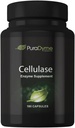 PuraDyme - Cellulase Enzyme Supplement, Supports Digestive Health, 180 Capsules