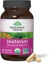 ORGANIC INDIA Shatavari Κάψουλες - συμπλήρωμα βοτάνων, υποστηρίζει ορμονική ισορροπία, υποστήριξη ανοσοποιητικού συστήματος, Vegan, Gluten-free, USDA Organic, υποστηρίζει αναπαραγωγική υγεία - 180 κάψουλες