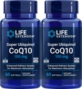 Επέκταση ζωής Super Ubiquinol CoQ10 100 mg, 60 softgels (πακέτο των 2)