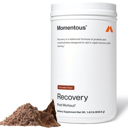 Momentous Recovery Grass-Fed Whey Protein Powder - 20 g μετά την προπόνηση Whey Isolate Protein - NSF Certified for Sport - Gluten-Free - 15 Σερβιέτες - Σοκολάτα - Πακέτο Μαΐου Vary