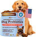 Natural Dog Company Gut Health & Canine Special Probiotics Chews, 1 Daily Chew for All Dogs, Prebiotics & Digestive Enzymes for Digestion, Gas, Loose Stool, Immune System & Bowel Support