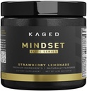 Kaged Nootropic Mindset Elite, Focus and Productivity Supplement, Simulant Free, Υποστηρίζει την Εργασιακή Μνήμη, Εστίαση, και Mood*, Λεμονάδα Φράουλα - 30 Υπηρεσίες