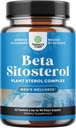 Plant Sterols Complex with Beta Sitosterol - 500mg Beta-Sitosterol Sterols and Stanols Supplement for Heart Health and Prostate Support - Heart and Prostate Health Supplement for Men - 30 Tablets