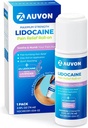 AUVON Lidocaine Roll-On with Essential Oil, No Mess Applicator, Max Strength Lidocaine,Quick Absorbing to Numb & Soothe Pain Relief for Knees, Shoulders, FSA/HSA Eligible, Lavender, 2.5 OZ, 1 Pack