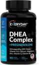 DHEA Micronized 200mg Complex με Pregnenolone 100mg Συμπλήρωμα για άνδρες & γυναίκες με Ashwagandha, DIM, μαγνήσιο, βόριο, ασβέστιο, ψευδάργυρο, βιταμίνη D3, C και B6 Hormone Υποστήριξη - Κατασκευάζεται στις ΗΠΑ 90 κάψουλες
