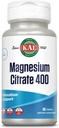 KAL Magnesium Citrate 400mg, Magnesium Supplement for Healthy Muscle Function, Relaxation, Nerve and Circulation Support, Rapid Disintegration ActivTabs, Vegan, Gluten Free, 30 Servings, 60 Tablets