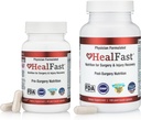 HealFast Complete Surgery & Injury Recovery Supplement: for Wound, Scar Treatment & Bruising w/Vitamins, Bromelain, Quercetin & Probiotics (Pre+Post Op)