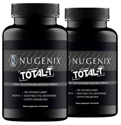 Nugenix Total-T, Δωρεάν και Total Booster τεστοστερόνης συμπλήρωμα για τους άνδρες, 180 Count