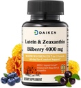 DAIKEN Lutein και Zeaxanthin Συμπληρώματα, AREDS 2 Εμπνευσμένη Φόρμουλα με Ασταξανθίνη, Maqui Berry, Bilberry, Λάδι λιναρόσπορου & Βιταμίνη Ε, 30 Softgels