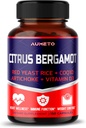 Citrus Bergamot Supplement with Red Yeast Rice, CoQ10, Artichoke, Vitamin D3 - Υποστήριξη Συνολική Ευεξία Κυκλοφορίας και ανοσοποιητικό σύστημα (150 Count (Pack of 1))