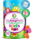 Nutracelle NUTRAMIN Χωρίς ζάχαρη, Allergen-Free 100% Vegan Gummy Πολυβιταμίνες για παιδιά - Μεγάλη γεύση Φυσικές Gummies Τα παιδιά σας θα αγαπήσουν - 90 Count Bottle