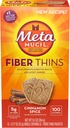 Metamucil Fiber Thins Μέγεθος 12 κόμης των 2 Crisps 9,3 ουγγιά (Πακέτο Value των 6)