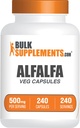 BulkSupplements.com Κάψουλες εκχύλισμα Alfalfa - συμπλήρωμα Alfalfa, Πράσινο συμπλήρωμα superfood, κάψουλες Alfalfa - Χωρίς γλουτένη, 1 καψάκιο ανά Σερβίρισμα, 240 κάψουλες Veg (πακέτο του 1)
