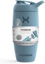 Promixx Pursuit Shaker μπουκάλι μονωμένο από ανοξείδωτο χάλυβα μπουκάλι νερού και shaker Cup, 18oz, Ocean Calm Blue