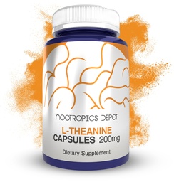 Nootropics Depot L-Theanine Κάψουλες 200mg (180 Count) 