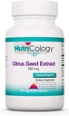 Nutricology Citrus Seed Extract Supplement - Grapefruit Seed Extract 500mg, Υποστηρίζει τη μεταβολική λειτουργία, Μόλυνση Δωρεάν, Vegetarian Κάψουλες - 120 Count