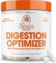 The Genius Brand Genius Digestion Optimizer - Digestive Supplement for Gut Health & Immune Support - No priprietary Blends - Vegan, Non-GMO & Gluten-Free - 135 Κάψουλες Veggie