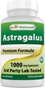 Best Naturals Astragalus Capsule, 1000 mg, 120 Count