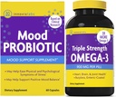 InnovixLabs Mood Probiotic & Triple Omega Bundle Mood Probiotic (60 Κάψουλες) Τριπλή Δύναμη Ωμέγα-3 Fish Oil (200 Softgel). Υποστηρίζει τον εγκέφαλο, τις αρθρώσεις και την ανοσοποιητική υγεία *