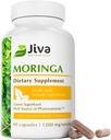 Jiva Botanicals Moringa Leaves Extract Capsules - Made from Moringa Leaf Powder and Oleifera Supplement for Immune and Normal Joint Support - 90 Capsules (Pack of 1)