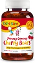 ΒΟΡΕΙΟ ΑΜΕΡΙΚΑΝΙΚΟ ΒΟΤΥΦΟ & ΦΥΤΟΚΡΑΣΙ Kid-e-kare Yummy Gummy Cherry Bears - 60 Real Cherry Gummies - Daily Immune Support for Children - with P73 Reganol & Black Seed Oil - Non-GMO - 30 Servings