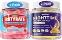Butyrate Gummies με προβιοτικό + προβιοτικό + μεταβιοτικό & μελατονίνη 10mg 20mg Night Time Μεταβολισμός Gummies ύπνου