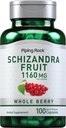 Piping Rock Schizandra κάψουλες φρούτων 1160mg 
