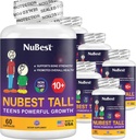 NuBest Tall 10+ Premium Strength Formula, Ενισχυμένη Ανοσία και Συνολική Υγεία για την Ηλικία 10+ με Ασβέστιο, Βιταμίνη D3, Βιταμίνη K2, και Πολυβιταμίνες Pack 6