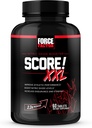 FORCE FACTOR Score! XXL Nitric Oxide Booster Supplement for Men with L-Citrulline, Horny Goat Weed, Black Maca, & Tribulus Terrestris to Increase Stamina, Energy, and Physical Performance, 60 Tablets