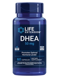 Επέκταση ζωής DHEA 50 mg – συμπλήρωμα ισορροπίας ορμονών, μνήμη, μυϊκή μάζα και υποστήριξη πυκνότητας των οστών, υγιής σεξουαλική κίνηση, χωρίς γλουτένη, χωρίς ΓΤΟ, 60 κάψουλες