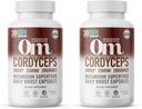Om Mushroom Superfood Cordyceps Mushroom Κάψουλες Superfood Supplement, 90 Count, 30 Days, Energy, Power, Stamina και υποστήριξη αντοχής, Superfood Supplement for Sports Performance (Pack of 2)