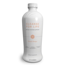 Isagenix Cleanse for Life - Υποστήριξη συστήματος Detox με Βιταμίνες & Ορυκτά - Υποστήριξη Υγιεινού Μεταβολισμού με Αντιοξειδωτικό Συμπλήρωμα - Γλουτένη & Χωρίς Σόγια Ποτό - Ροδάκινο Mango, 32 Oz
