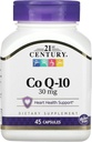 21st Century Co Q10 30 mg Καψάκια, 45 μέτρα (21341)