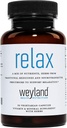 Relax - Natural Sleep Supplement with GABA, L-Theanine, Valerian Root, 5-HTP, Lemon Balm – Calm and Relaxation Aid - 30 Vegetarian Capsules