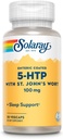 SOLARAY 5- HTP Plus St John's Wort - 30 Enteric-Coated Capsles - 100 mg - 30 Services
