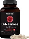 NatureBell D-Mannose 500mg κάψουλες (2.000mg ανά υπηρεσία) 