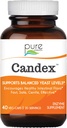 Pure Essence Candex Supplement - Yeast Overgrowth Supplement with Digestive Enzymes, Yeast Infection Probiotic Aid for Men and Women - 40 Capsules