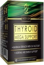 ACTIF Thyroid Mega Support - Μέγιστη δύναμη με 10+ Thyroid Παράγοντες - Υποστηρίζει την ενέργεια, το μεταβολισμό, την επινεφρική κόπωση και την αντίδραση στο στρες - μη ΓΤΟ, 1 μήνα προσφοράς, Made in USA