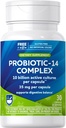 Rite Aid Probiotic 14 Complex 10 Δισεκατομμύρια - 30 Count, Recoring Good Bactory, Colon Health, Daily Colon Health Probiotic, Mens & Womens Probiotic