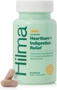 Hilma Heartburn & Indigetion Relief, Φυσικό Αντιόξινο για Αναψυχή & Heartburn, Ginger, Χαμομήλι, Ρίζα Marshmallow και Περισσότερα, Γιατρός-Σχηματισμένο και κλινικά-Μελέτη, 50 Κάψουλες Vegan