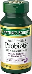 Nb Acidophilus Μέγεθος 100s Φυσικό Boundty Acidophilus Probiotic Tablets 100 Count