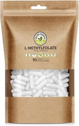 DSO L Methylfolate 12, 5mg (5 MTHF συμπλήρωμα) - 90 Vegan Κάψουλες (12, 5 mg) - Ενεργό L Methyl Folate συμπλήρωμα για Homocysteine Ελέγχου - Φολικό οξύ Βιταμίνη - Οικολογική Συσκευασία