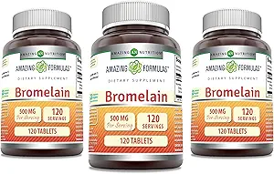 Amazing Formulas Bromelain 500 Mg Tablets Συμπλήρωμα 