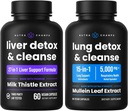 NutraChamps Liver Cleanse Κάψουλες και κάψουλες καθαρισμού πνεύμονα 2 πακέτο