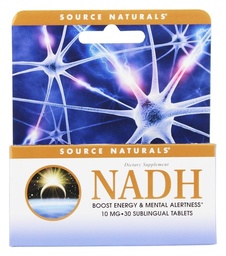 Source Naturals NADH 10mg, Boost Energy and Mental Alertness*, 10mg - 30 Lozenges μέντας