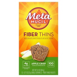 Metamucil Fiber Wafers Apple Crisp 24 Κάθε (πακέτο των 5)